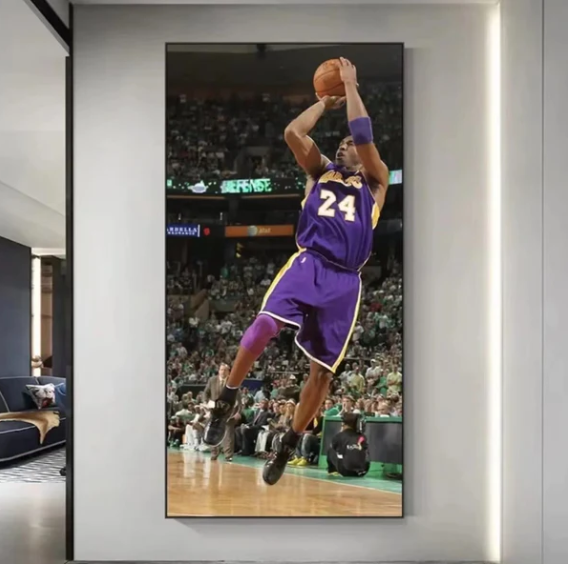 Arte de la pared de Kobe Bryant