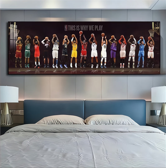 All-Basketball Star Wall Art