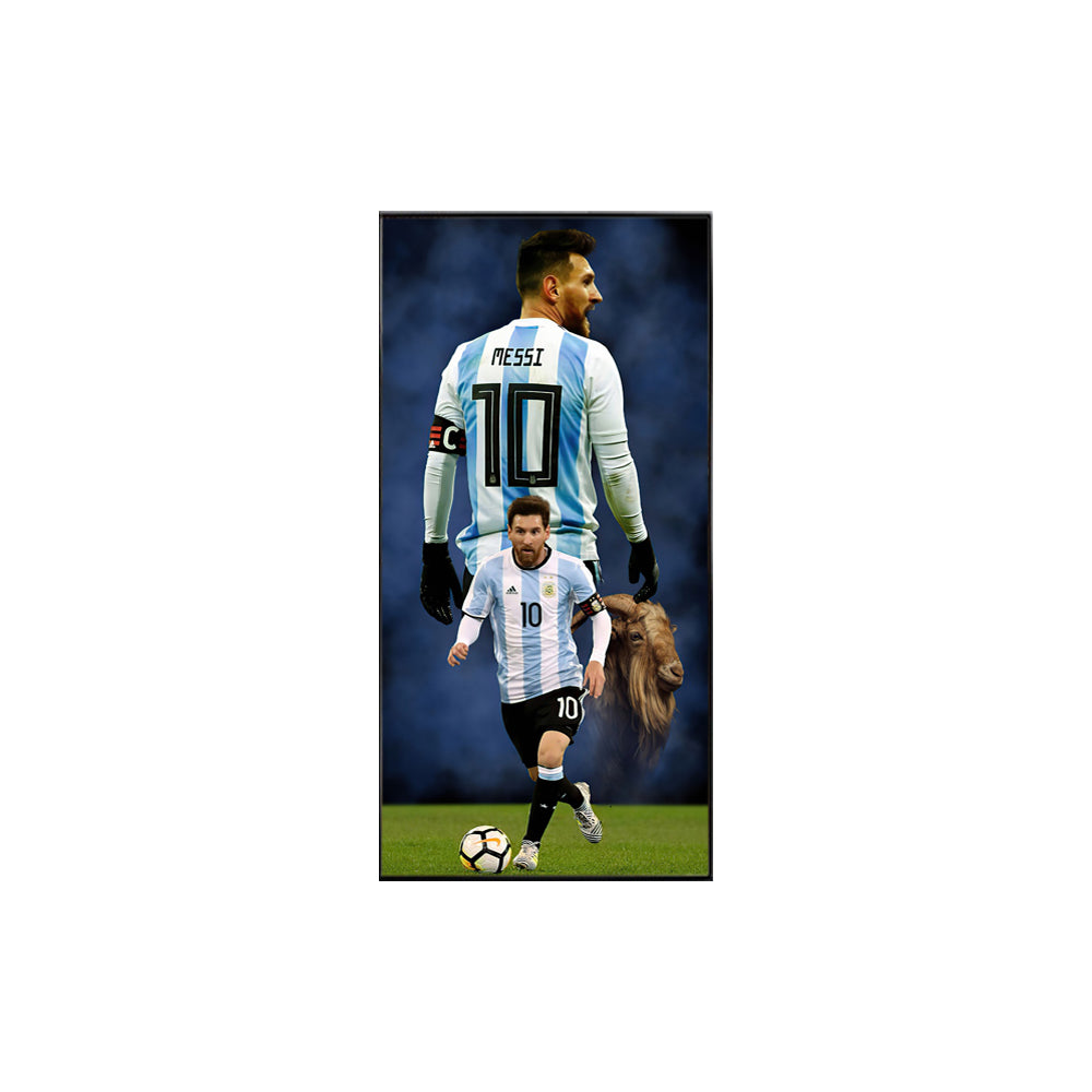 Arte de pared de Lionel Messi