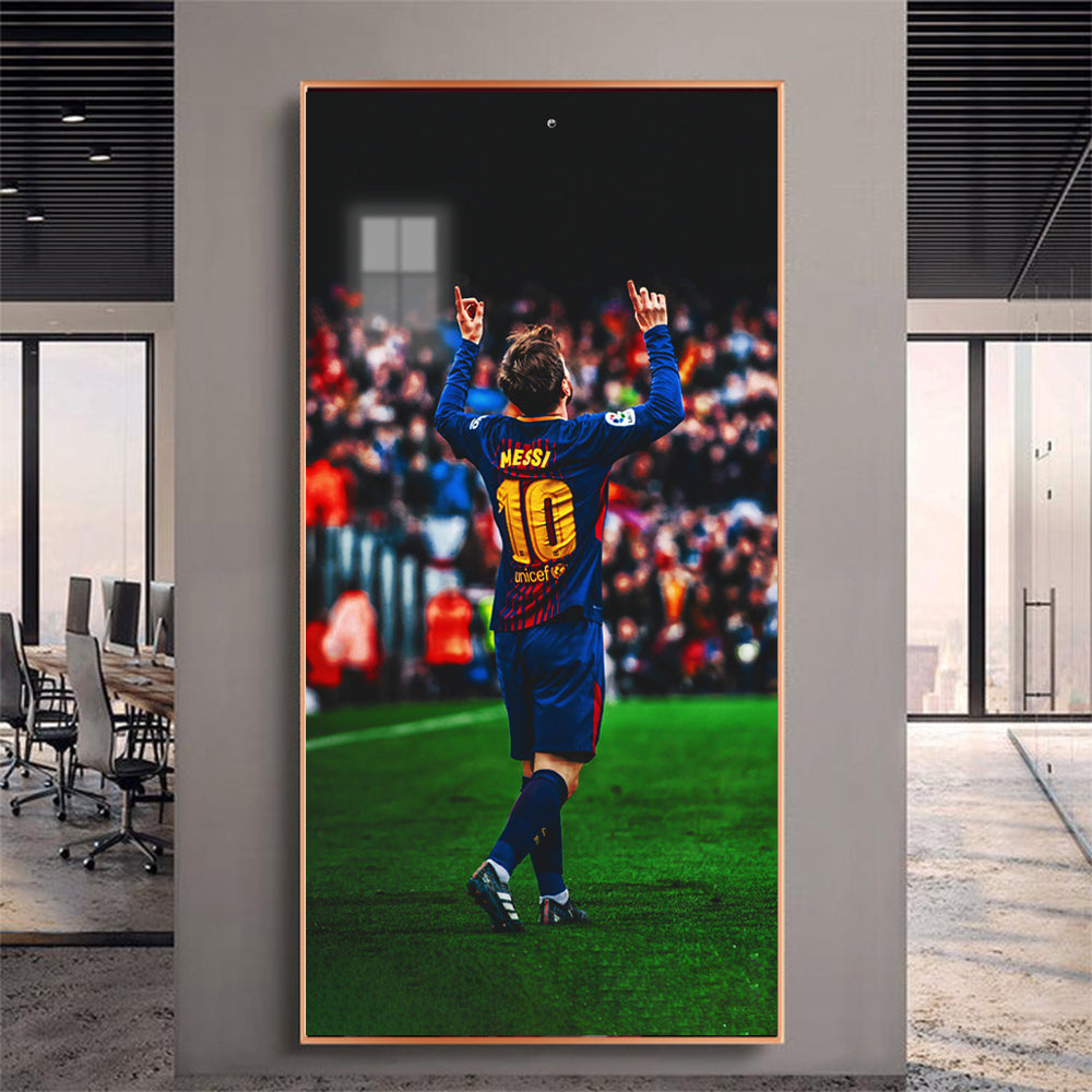 Arte de pared de Lionel Messi