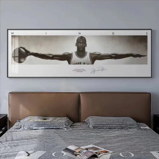 Arte de pared de Michael Jordan