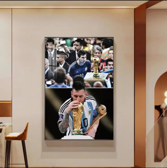 Lionel Messi Wandkunst