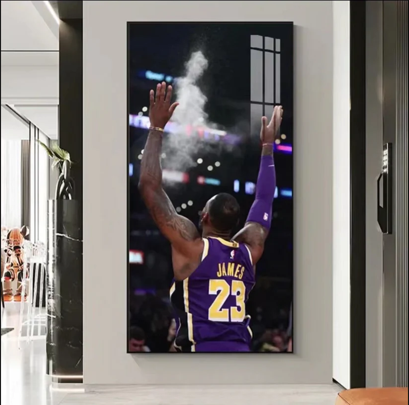 LeBron James Wandkunst