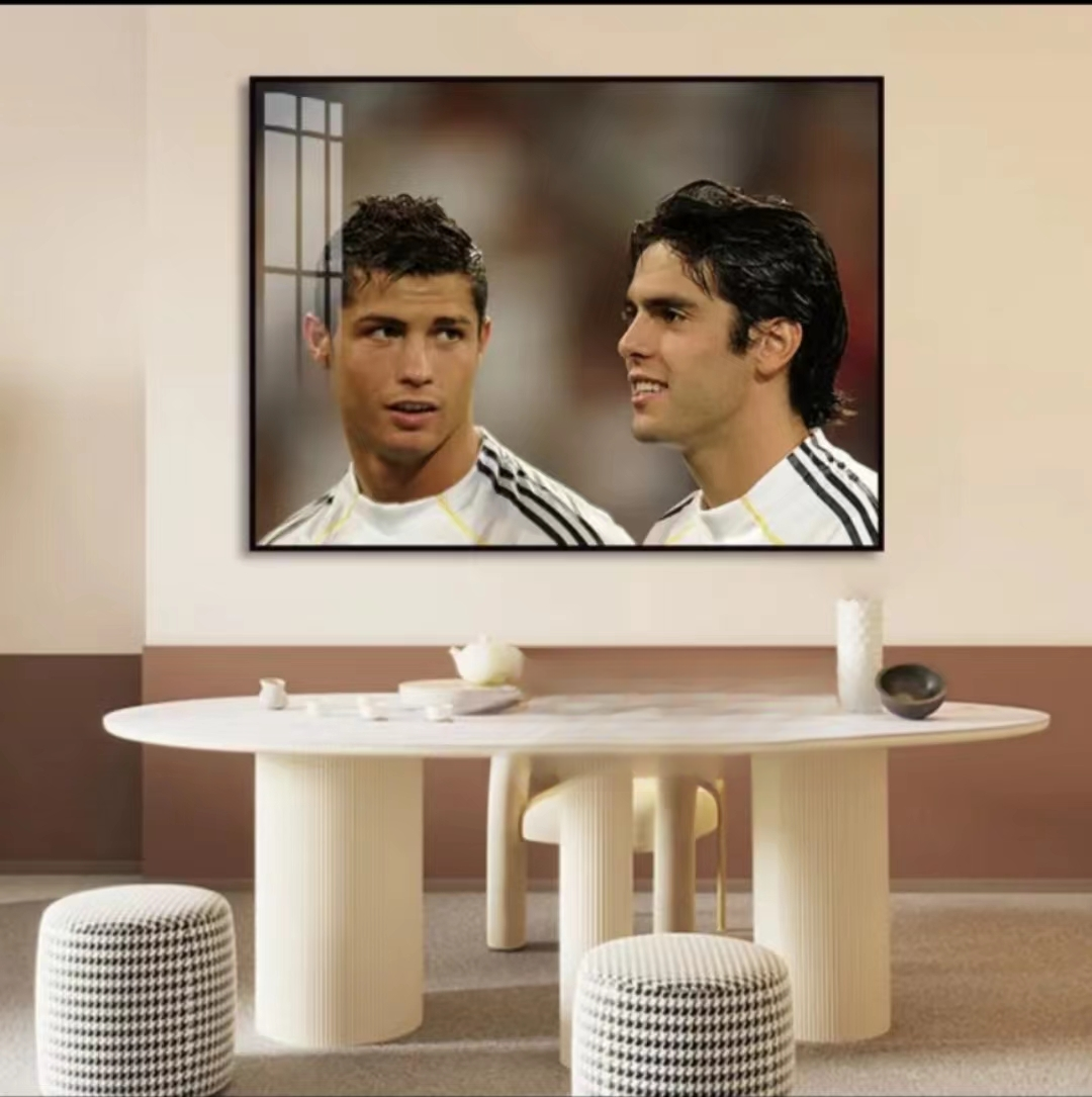 Cristiano Ronald und Kaka Wandkunst