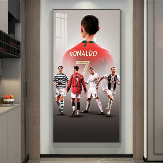 Arte de la pared de Cristiano Ronaldo