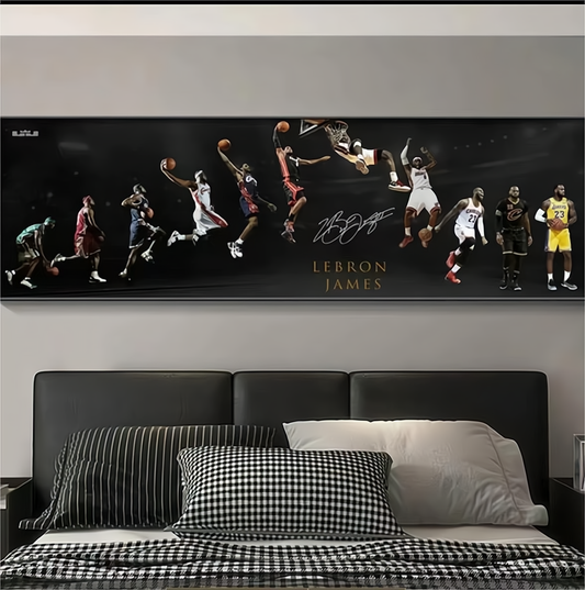 Arte de pared de LeBron James