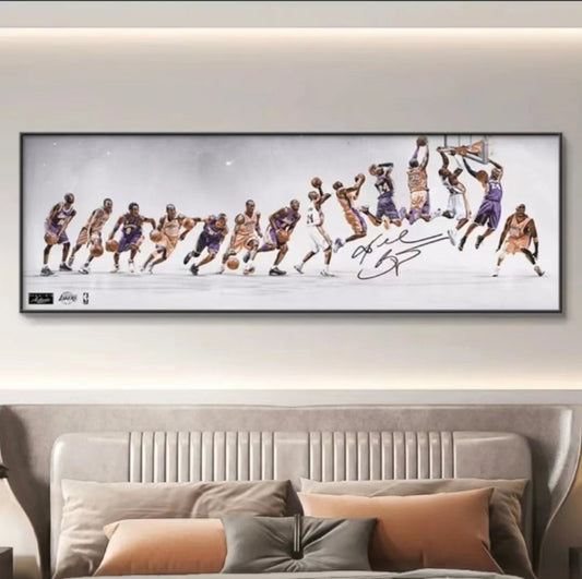 Arte de la pared de Kobe Bryant