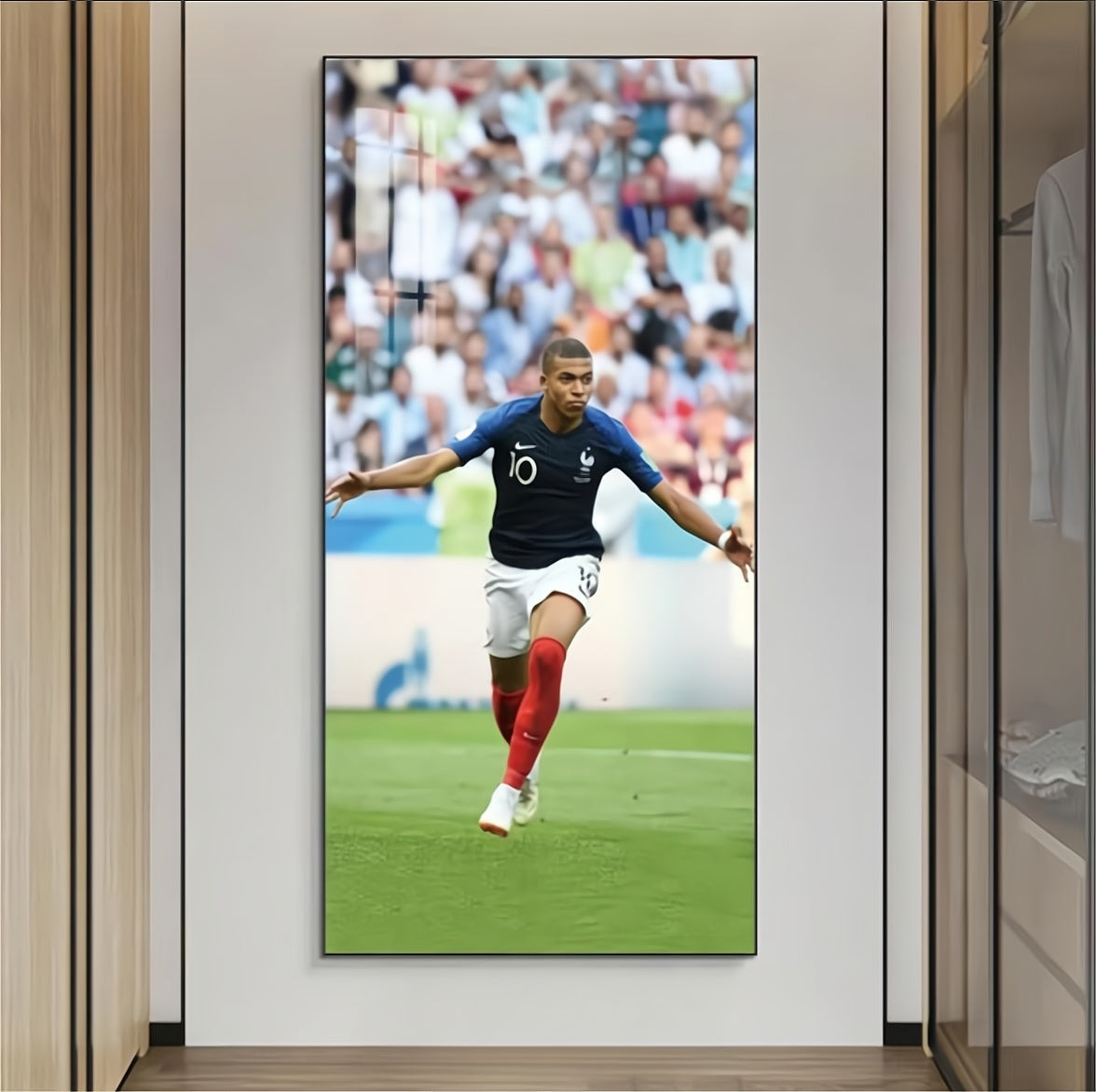 Arte de pared Kylian Mbappé