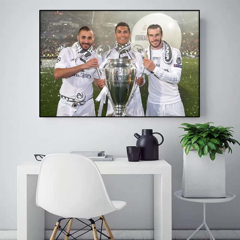 Klassische dekorative Wandkunst von Real Madrid BBC