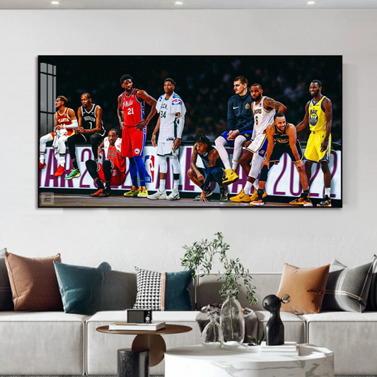 Wandkunst der NBA-Superstars 2023