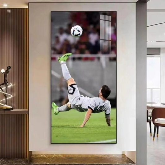 Arte de pared de Lionel Messi