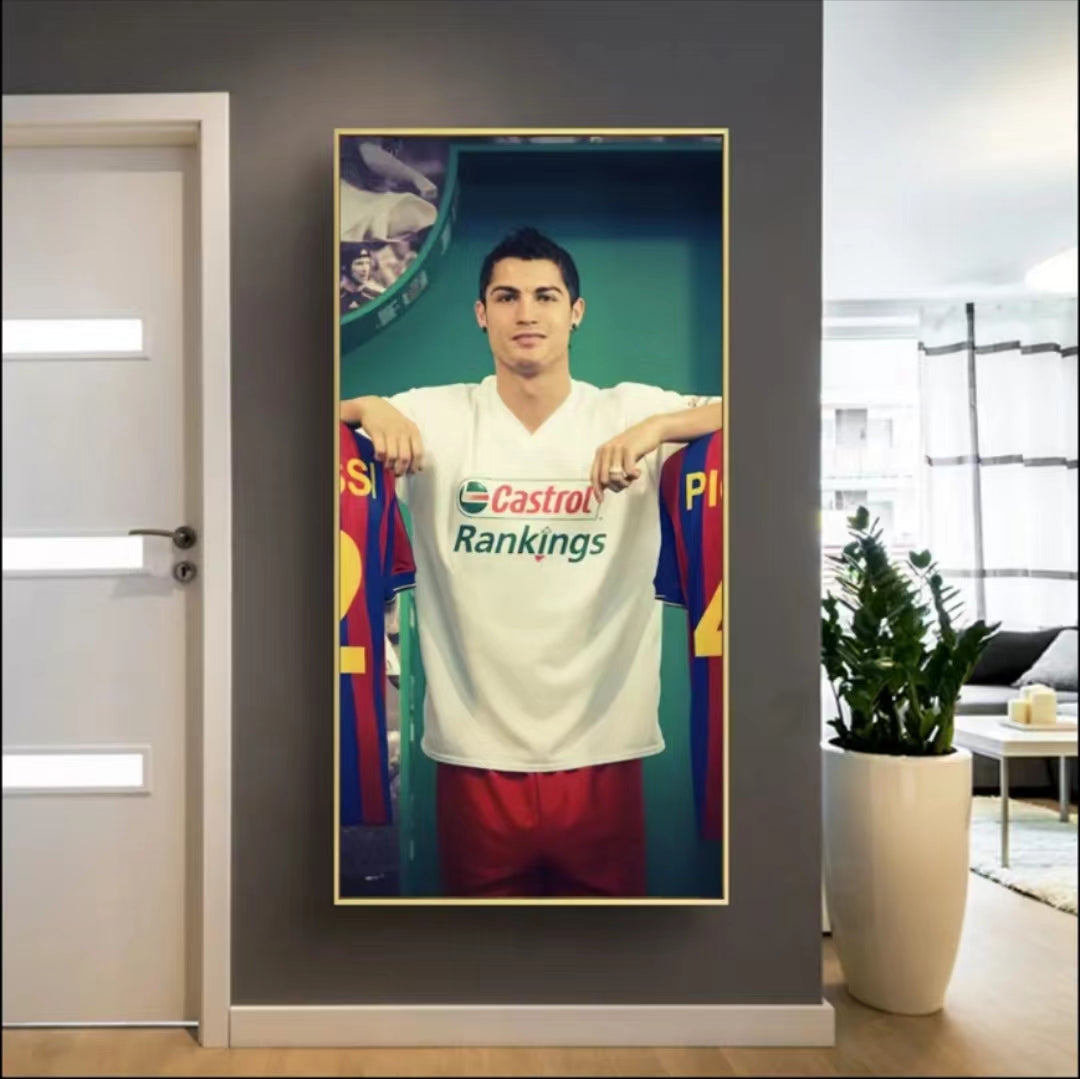 Cristiano Ronald Wandkunst