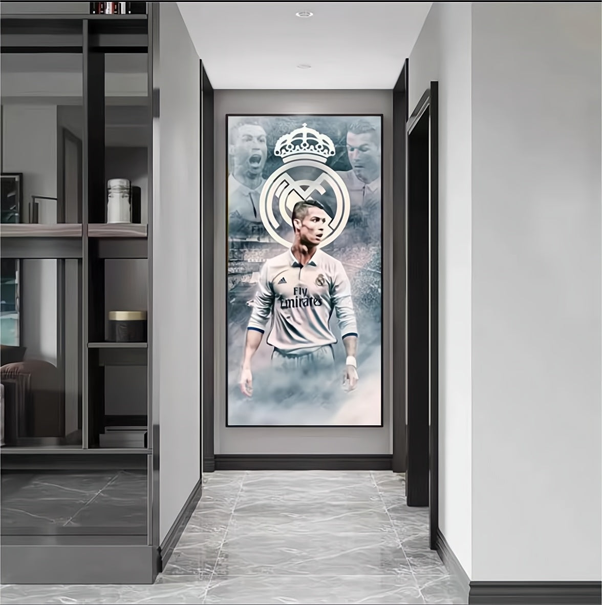 Arte de la pared de Cristiano Ronaldo