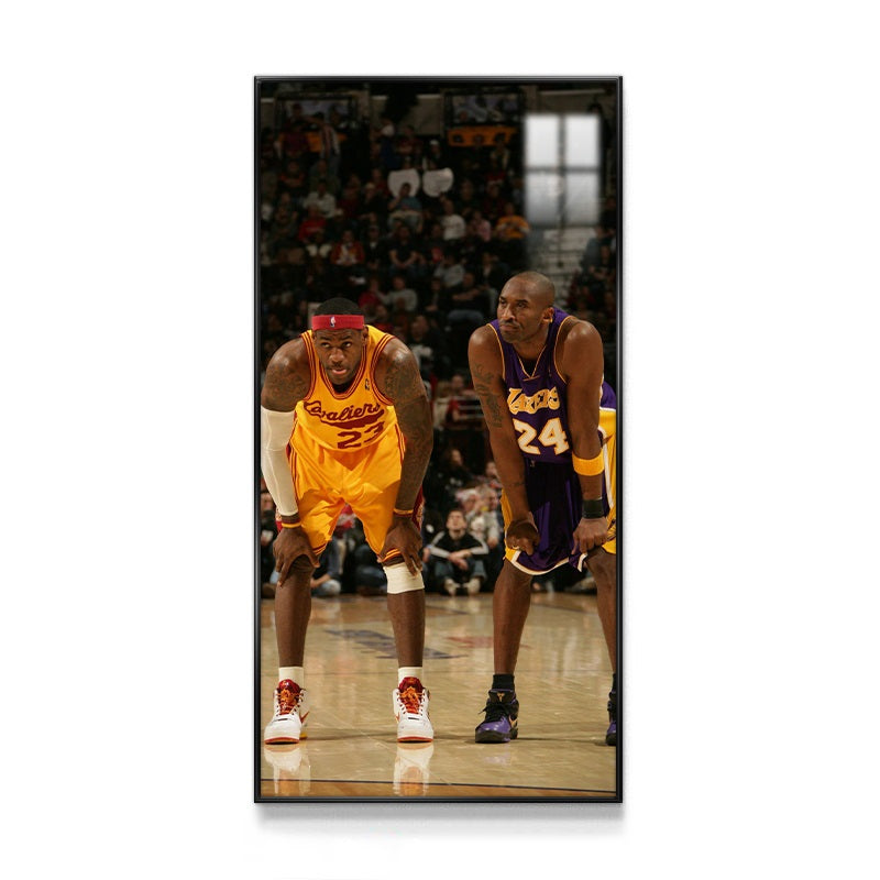 Kobe Bryant and LeBron James Wall Art