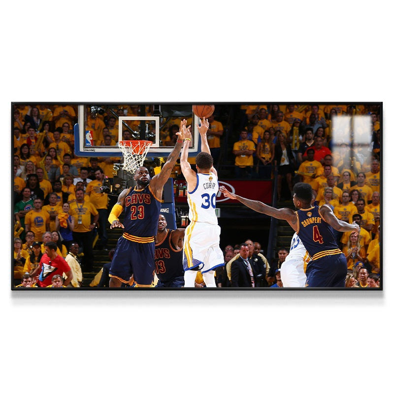 Stephen Curry and LeBron James Wall Art