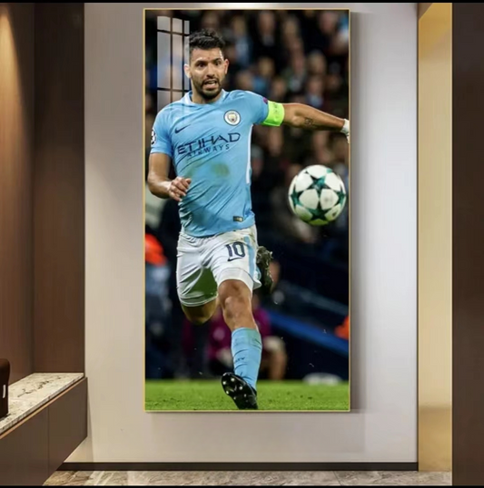 Arte decorativo de pared con marco de Agüero