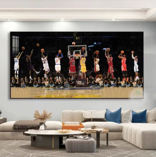 All-Basketball Star Wall Art