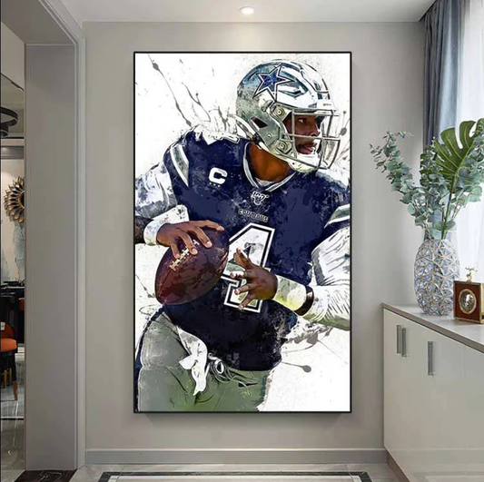 Arte de pared Dakari Prescott