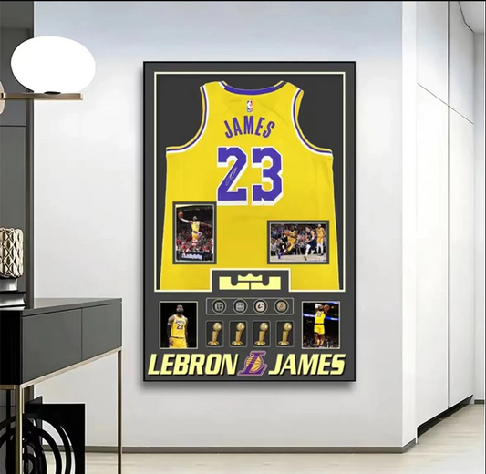 LeBron James's Jersey Wall Art (Graphic Jersey）