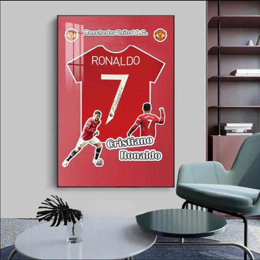 Cristiano Ronalds Trikot-Wandkunst (Grafik Jersey£©