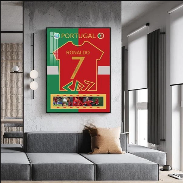 Cristiano Ronaldo's Jersey Wall Art (Graphic Jersey）