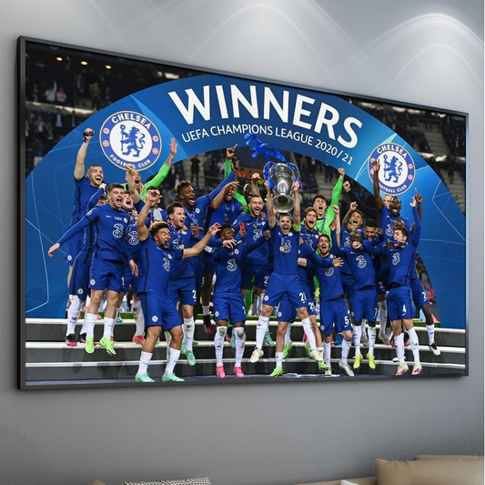 Chelsea winning Decorative Wall Art